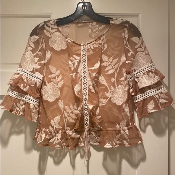 For Love And Lemons Emilia Top Blouse skirt set s - Picture 5 of 9